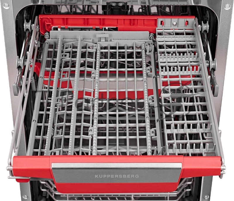 Встраиваемая посудомоечная машина Kuppersberg GLM 4575 Узкая, Полностью встраиваемая, ширина 45 см, 11 комплектов,внутреннее освещение,электронное управление, цифровой дисплей, 7 программ, 7 температурных режимов, дополнительная подставка под бокалы
