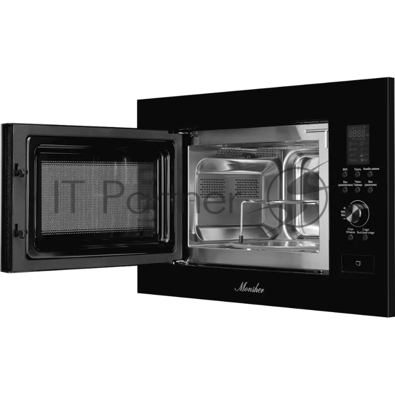 Встраиваемая микроволновая печь Monsher/ High-Tech, 23 л, 900 Вт, черный цвет