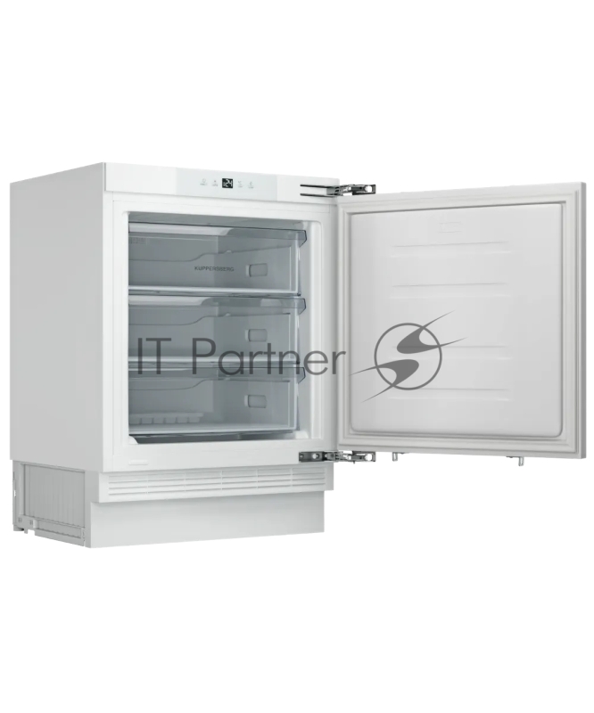 Встраиваемый морозильник KUPPERSBERG FBU 816 коллекция High-Tech,полезный объем 97 л, энергопотребление А+,управление электронное кнопочное, цвет белый