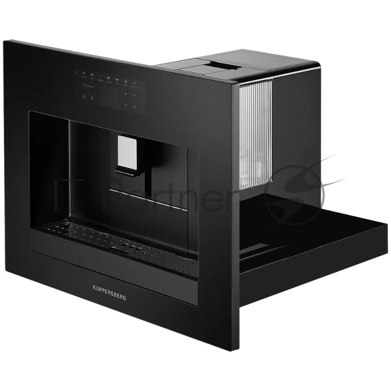 Встраиваемая кофемашина KUPPERSBERG KCM 183 Black High-Tech, контейнер для молока, 9 уровней помола, автоматическое выключение, сенсорное управление, капучинатор (автоматический), макс. давление 19 бар, объем контейнера для зерен 200 гр, объем емкост