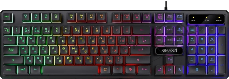 Игровой набор клавиатура + мышь + коврик + гарнитура Redragon S137 RU 72335