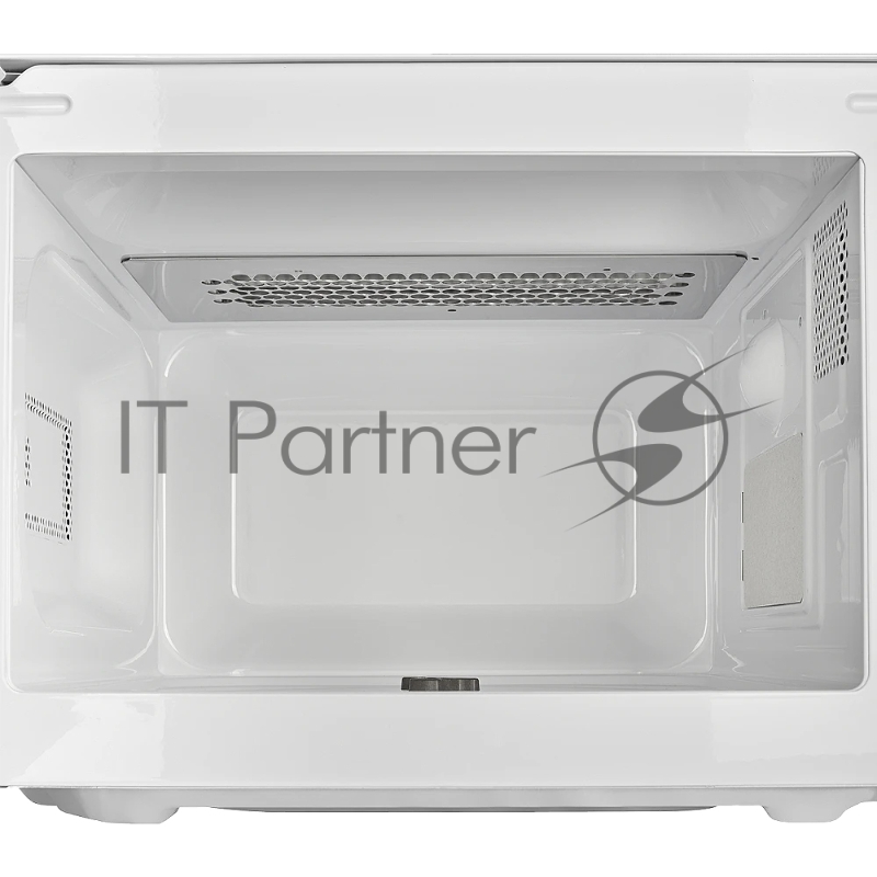 Микроволновая печь MONSHER MTW 203 Blanc, отдельностоящая, 5 уровней мощности, объем 20 л, гриль, поворотный переключатель/кнопочное управление, таймер, 8 автоматических программ, часы, блокировка от детей, поворотный стол, цвет белый