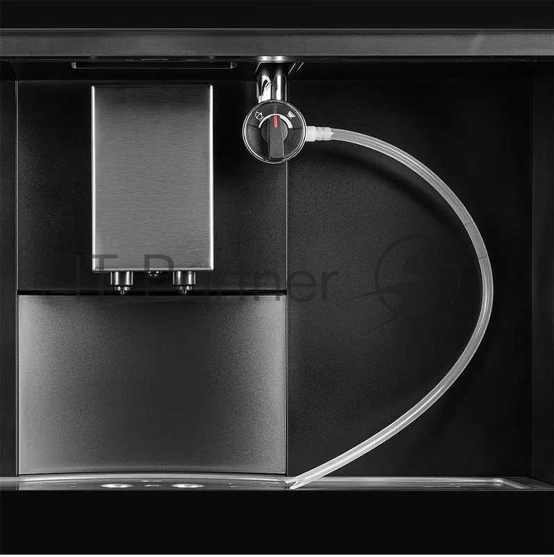 Автоматическая кофемашина Kuppersberg KCM 182 Black коллекция High-Tech,управление сенсорное,максимальное давление 20 бар,емкость для воды 1.8л, есть капучинатор,приготовление кофе автоматическое, материал панели стекло,цвет черный