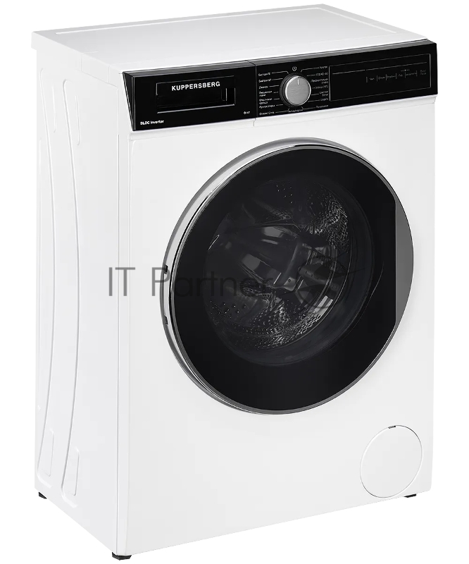 Отдельностоящая стиральная машина Kuppersberg WM 411 W, глубина 45 см, загрузка белья 6 кг, Электронное управление / LED дисплей, Отжим 1200 об/мин, Диаметр люка 485, Диаметр загрузочного люка 295 мм, 15 программ, Отложенный старт, Блокировка от дете