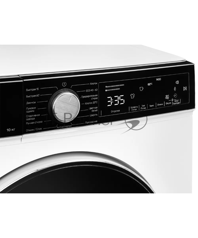 Отдельностоящая стиральная машина Kuppersberg WM 581 W, глубина 58 см, загрузка белья 10 кг, электронное управление, LED дисплей, Отжим 1400 об/мин, 15 программ: Быстрая стирка 15/60мин, Быстрая стирка 60 мин, Хлопок 20 °C, Антиаллергия, Спортивная о