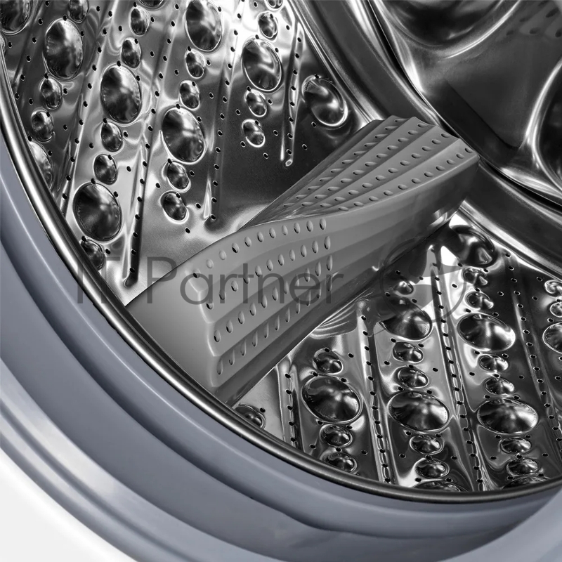 Стиральная машина KUPPERSBERG WM 610 W, High-Tech, загрузка 10.5 кг, 14 программ, 1400 об/мин. сенсорное/механическое управление, инверторный двигатель, функция пара, отложенный старт, самодиагностика, блокировка от детей, энергоэффективность А+++, ц