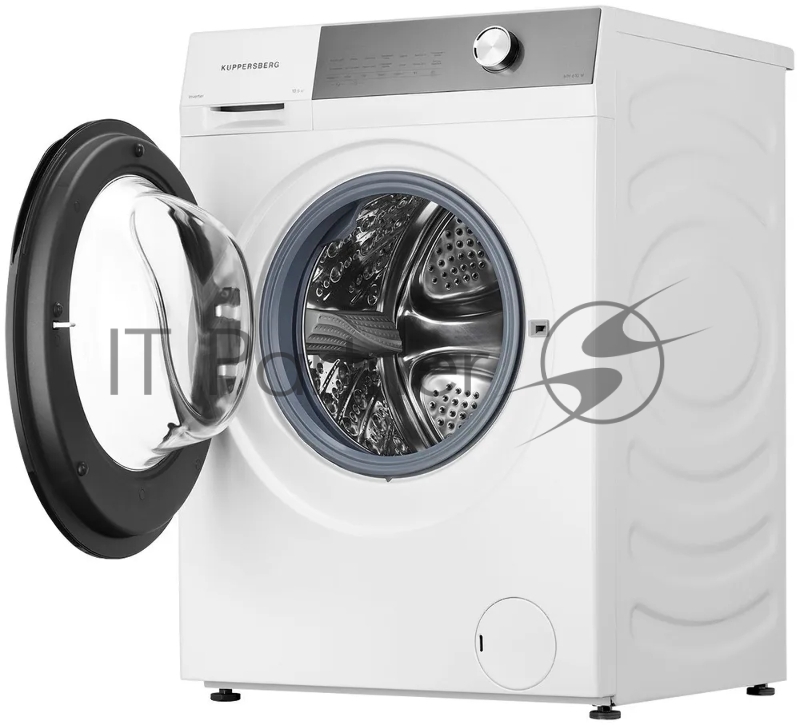 Стиральная машина KUPPERSBERG WM 610 W, High-Tech, загрузка 10.5 кг, 14 программ, 1400 об/мин. сенсорное/механическое управление, инверторный двигатель, функция пара, отложенный старт, самодиагностика, блокировка от детей, энергоэффективность А+++, ц