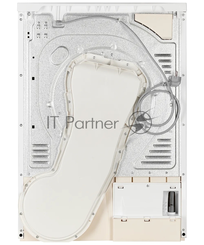 Сушильная машина Kuppersberg DM 560 W High-Tech, отдельностоящая, загрузка 8 кг, 15 программ, легкая глажка, отключение звука, блокировка от детей, сенсорное управление, энергоэффективность А+, уровень шума 65 дБ, цвет белый