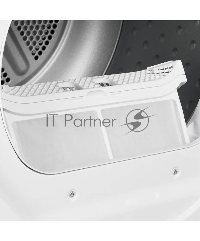 Сушильная машина Kuppersberg DM 560 W High-Tech, отдельностоящая, загрузка 8 кг, 15 программ, легкая глажка, отключение звука, блокировка от детей, сенсорное управление, энергоэффективность А+, уровень шума 65 дБ, цвет белый