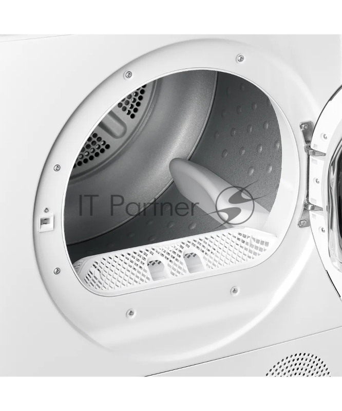 Сушильная машина Kuppersberg DM 560 W High-Tech, отдельностоящая, загрузка 8 кг, 15 программ, легкая глажка, отключение звука, блокировка от детей, сенсорное управление, энергоэффективность А+, уровень шума 65 дБ, цвет белый