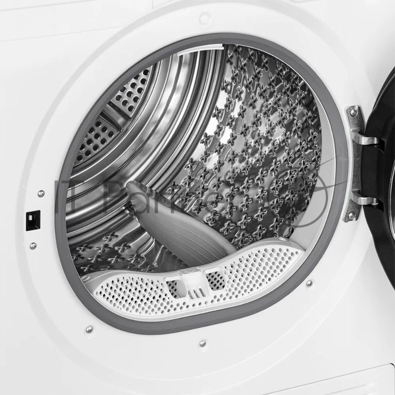 Сушильная машина MONSHER MDM 595 Blanc, High-Tech, загрузка 10 кг, 15 программ, тепловой насос, подсветка барабана, отсрочка старта, электронное управление, блокировка от детей, энергоэффективность А+, цвет белый