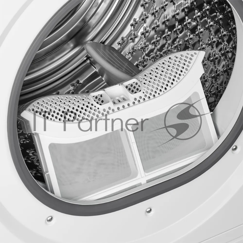 Сушильная машина MONSHER MDM 595 Blanc, High-Tech, загрузка 10 кг, 15 программ, тепловой насос, подсветка барабана, отсрочка старта, электронное управление, блокировка от детей, энергоэффективность А+, цвет белый