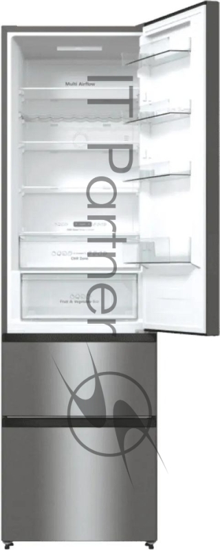 Холодильник Hisense RM469N4ACD двухкамерный, серый, 270/126, морозилка снизу, Total No Frost