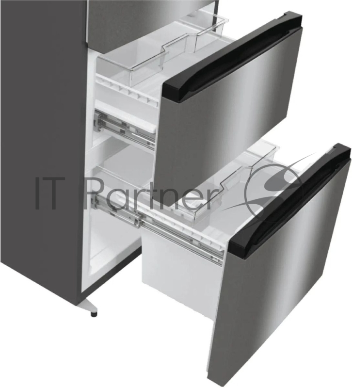 Холодильник Hisense RM469N4ACD двухкамерный, серый, 270/126, морозилка снизу, Total No Frost