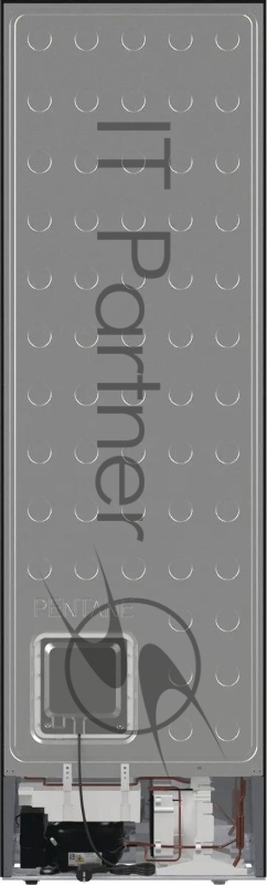 Холодильник Hisense RM469N4AFD1 двухкамерный, черный, 229/113, морозилка снизу, Total No Frost