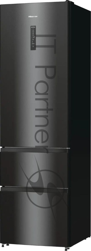 Холодильник Hisense RM469N4AFD1 двухкамерный, черный, 229/113, морозилка снизу, Total No Frost