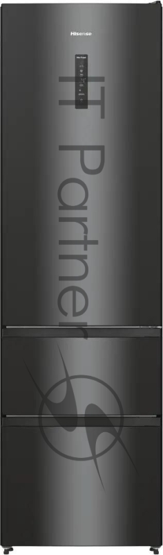 Холодильник Hisense RM469N4AFD1 двухкамерный, черный, 229/113, морозилка снизу, Total No Frost