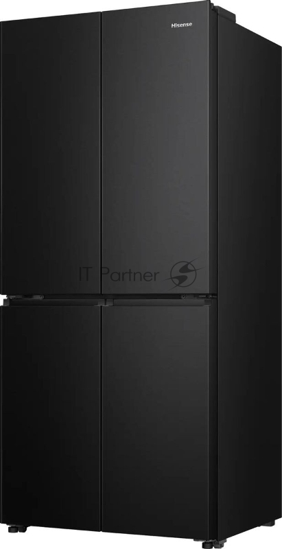 Холодильник Hisense RQ5P470SAF1 трехкамерный, черный, 331/199, морозилка снизу, Total No Frost, Side-by-Side