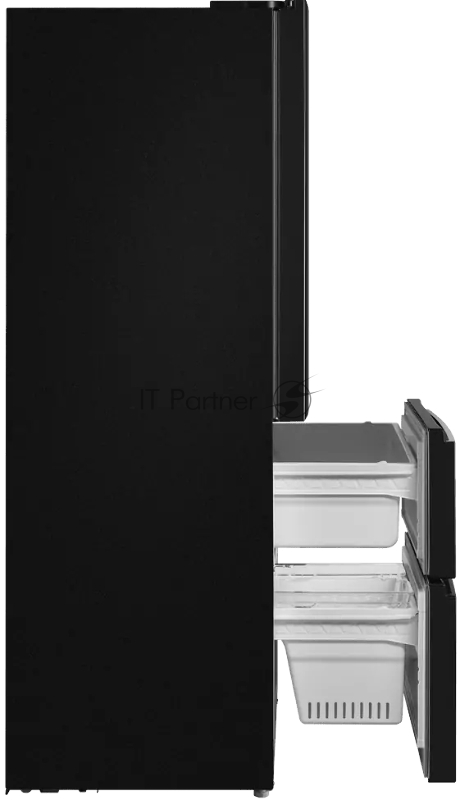 Холодильник Maunfeld MFF190NFDSB01 серый двухкамерный 330/168 л морозилка снизу, Total NoFrost, Side by Side