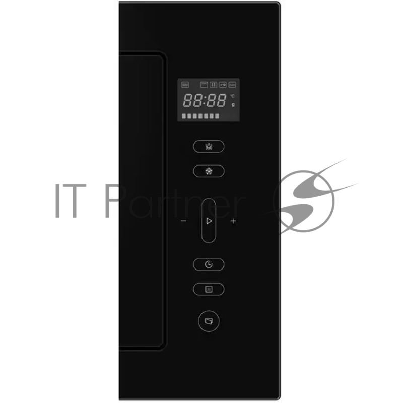 Встраиваемая микроволновая печь Brandt, 3 функции приготовления, 8 автоматических программ, гриль, размораживание, сенсорное управление, таймер, объем 25 л, защита от детей, цвет черный