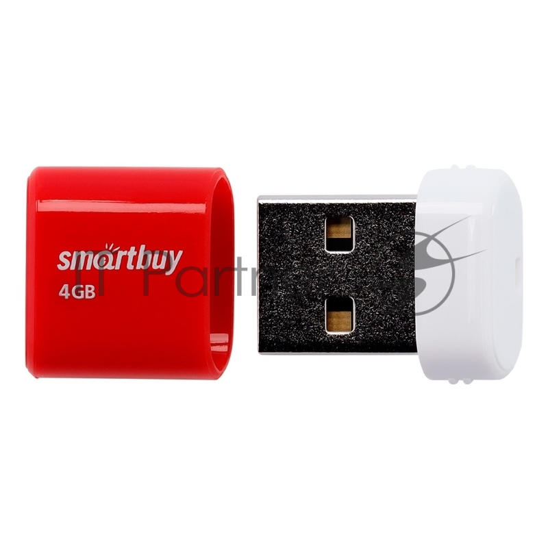 Флеш диск Smartbuy USB Drive 4Gb LARA Red (SB4GBLara-R)