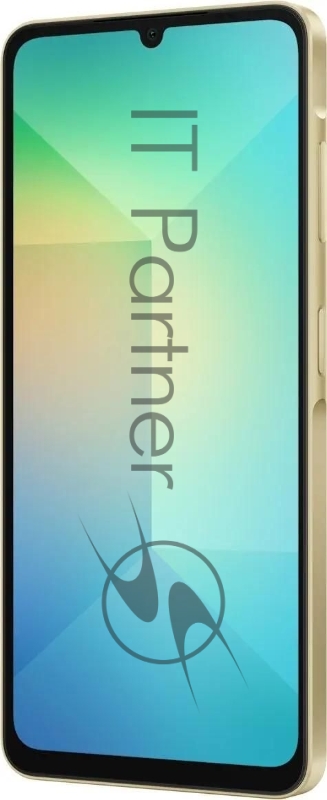 Смартфон Samsung SM-A065F Galaxy A06 128Gb 4Gb золотистый моноблок 3G 4G 2Sim 6.7 720x1600 Android 14 50Mpix 802.11 a/b/g/n/ac GPS GSM900/1800 GSM1900 TouchSc microSD max1024Gb
