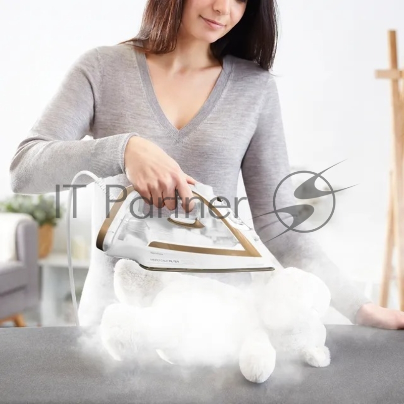 Утюг Tefal Puregliss FV8042E0 белый/медный