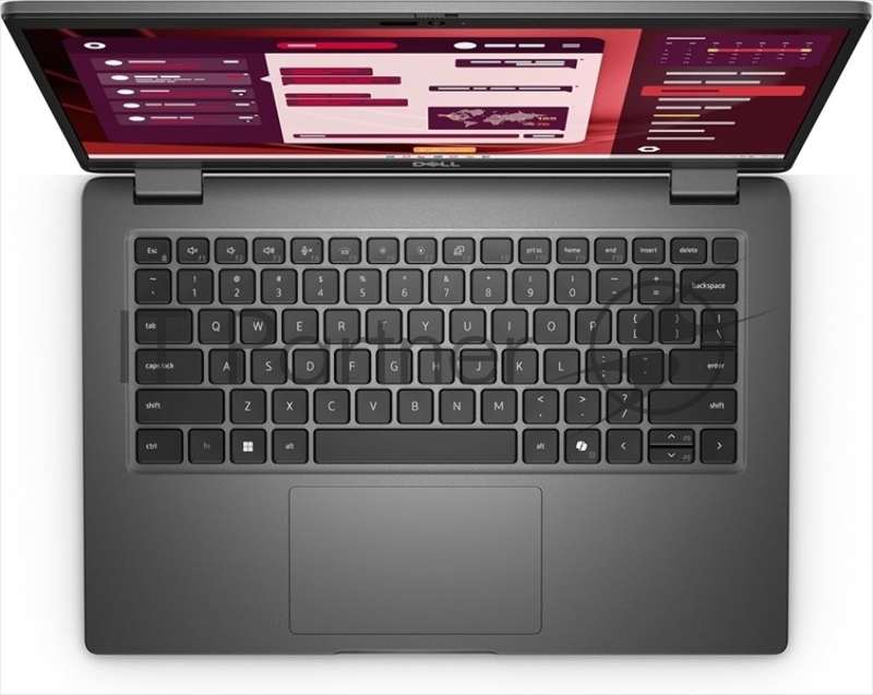 Ноутбук Dell Latitude 3450 серый 3450-5854 Core i5-1335U 14,0 FullHD WVA AG 8GB (1x8GB) DDR4 512 SSD Integrated Graphics,3Cell Backlit,FPR,1y,Linux,1,5kg,KB Eng