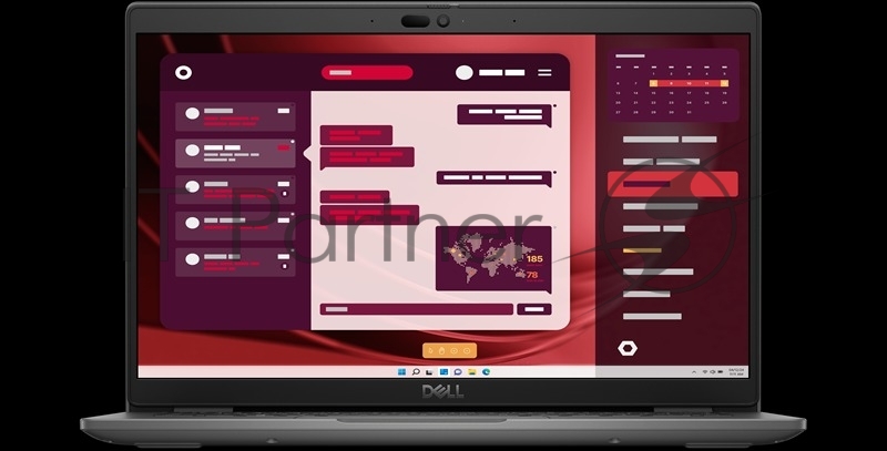 Ноутбук Dell Latitude 3450 серый 3450-5854 Core i5-1335U 14,0 FullHD WVA AG 8GB (1x8GB) DDR4 512 SSD Integrated Graphics,3Cell Backlit,FPR,1y,Linux,1,5kg,KB Eng