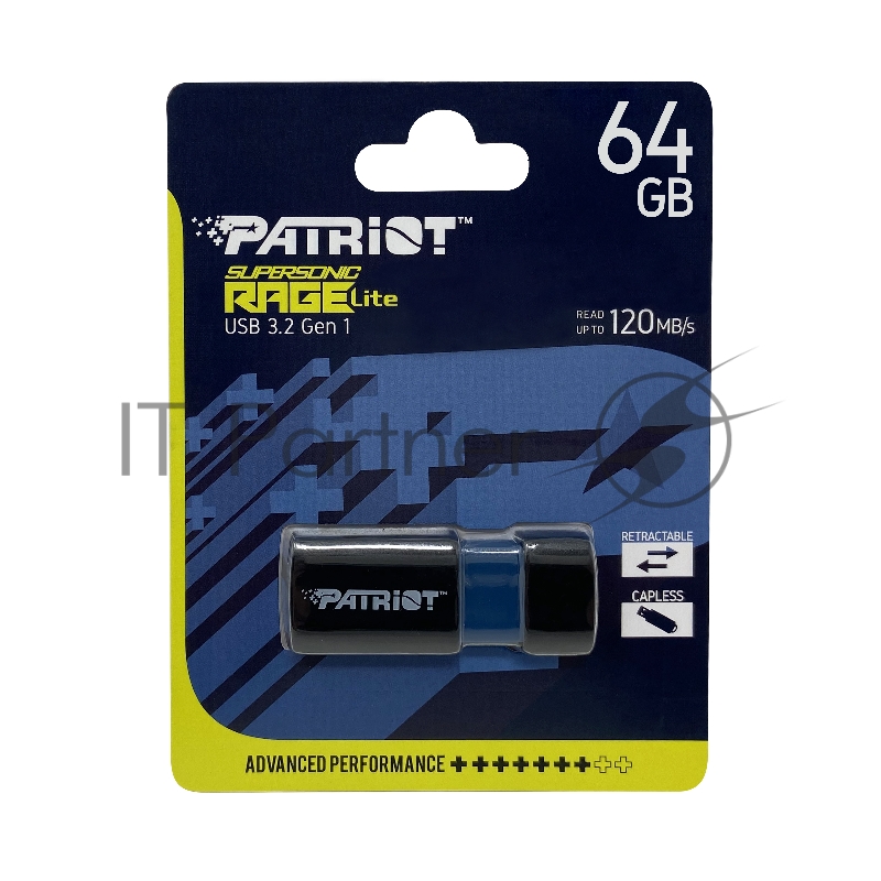Флеш Диск Patriot 64Gb RAGE Lite USB 3.2 Gen. 1 <PEF64GRLB32U>