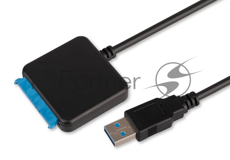 Адаптер USB3.2 Gen1 на SATA 2.5/3.5 HDD/SSD Cablexpert A-USB3-SATA3-3.5, доп. питание 12V/2A, Sata3, 5 Гбит/с, длина 0.4м, пакет