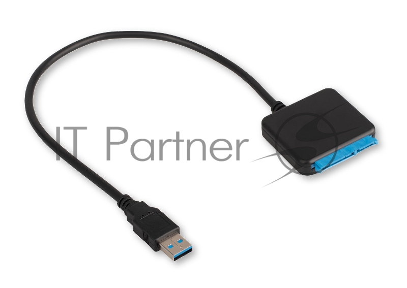 Адаптер USB3.2 Gen1 на SATA 2.5/3.5 HDD/SSD Cablexpert A-USB3-SATA3-3.5, доп. питание 12V/2A, Sata3, 5 Гбит/с, длина 0.4м, пакет