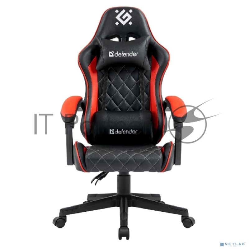 Кресло игровое Defender Majestic Черный/красный,класс 4,PU