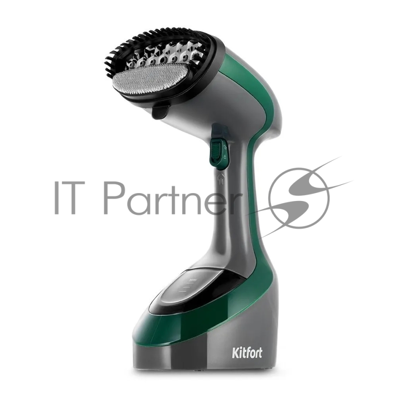 Отпариватель ручной Kitfort КТ-9298 1600Вт серый/зеленый