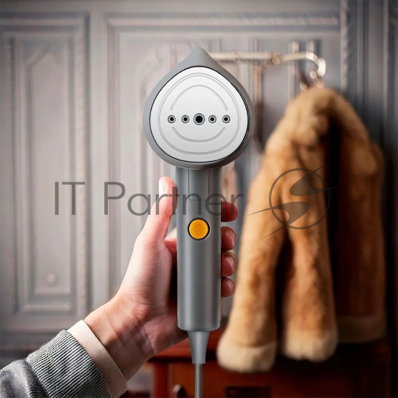 Отпариватель ручной Kitfort КТ-9304 1200Вт серый/желтый