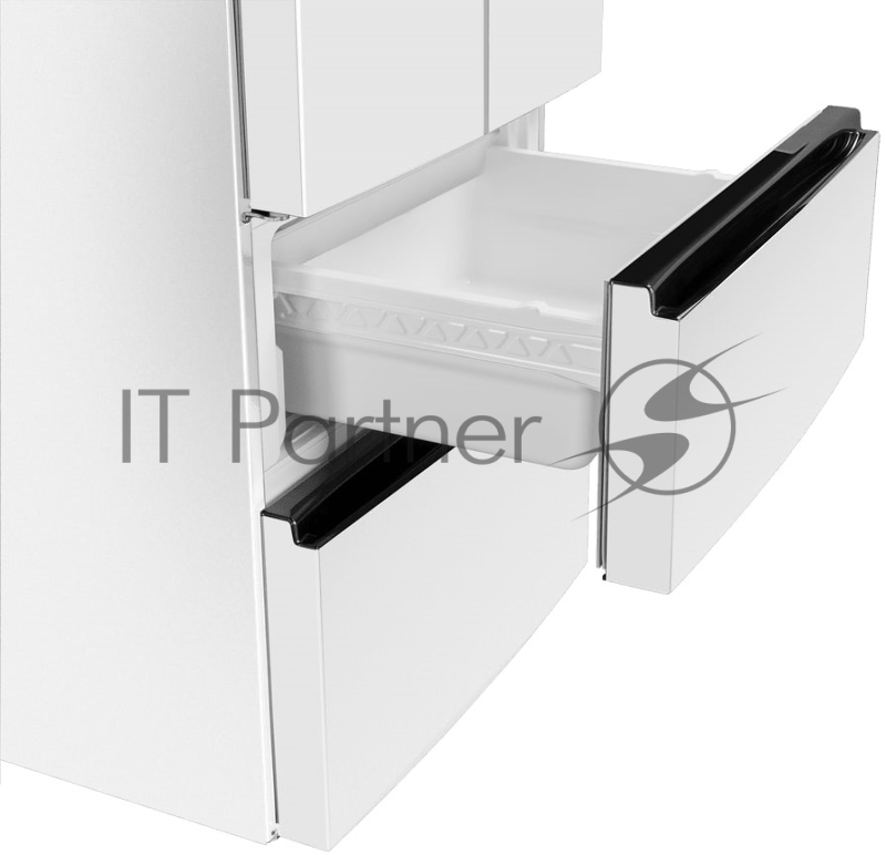 Холодильник Maunfeld MFF190NFDPW01 белый двухкамерный 330/168 л морозилка снизу, Total NoFrost, Side by Side