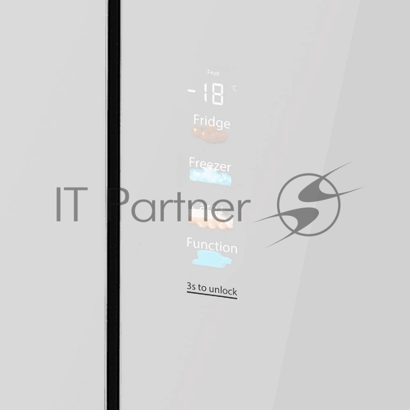 Холодильник Maunfeld MFF190NFDPW01 белый двухкамерный 330/168 л морозилка снизу, Total NoFrost, Side by Side