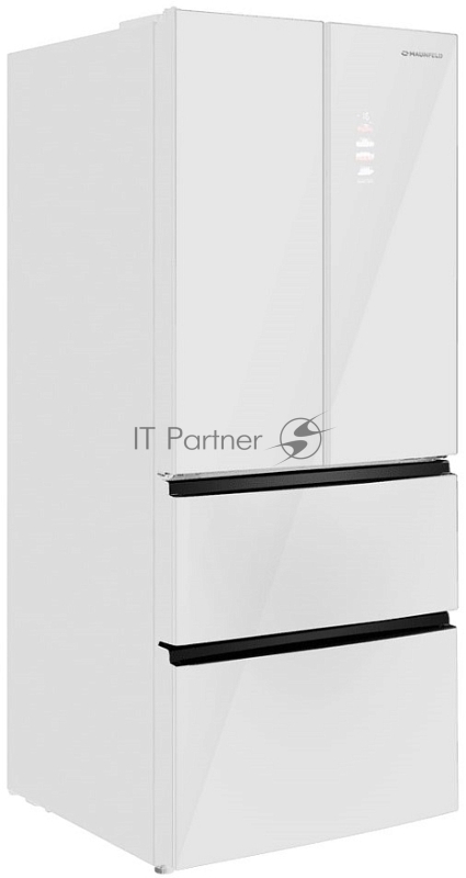 Холодильник Maunfeld MFF190NFDPW01 белый двухкамерный 330/168 л морозилка снизу, Total NoFrost, Side by Side