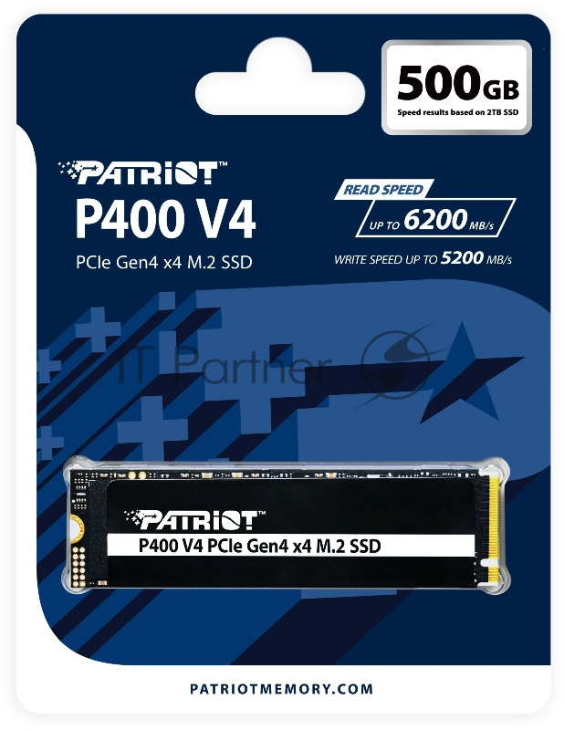 SSD жесткий диск Patriot M.2 2280 500Gb P400VP500GM28H