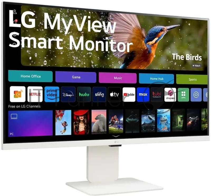 LCD LG 31.5 32SR83U-W Smart Monitor {IPS 3840x2160 60Hz 400cd 16:9 5ms 178/178 2x5W USB-C 2xHDMI USB VESA HAS, webOS}