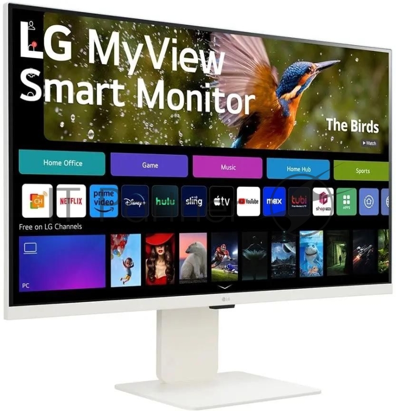 LCD LG 31.5 32SR83U-W Smart Monitor {IPS 3840x2160 60Hz 400cd 16:9 5ms 178/178 2x5W USB-C 2xHDMI USB VESA HAS, webOS}