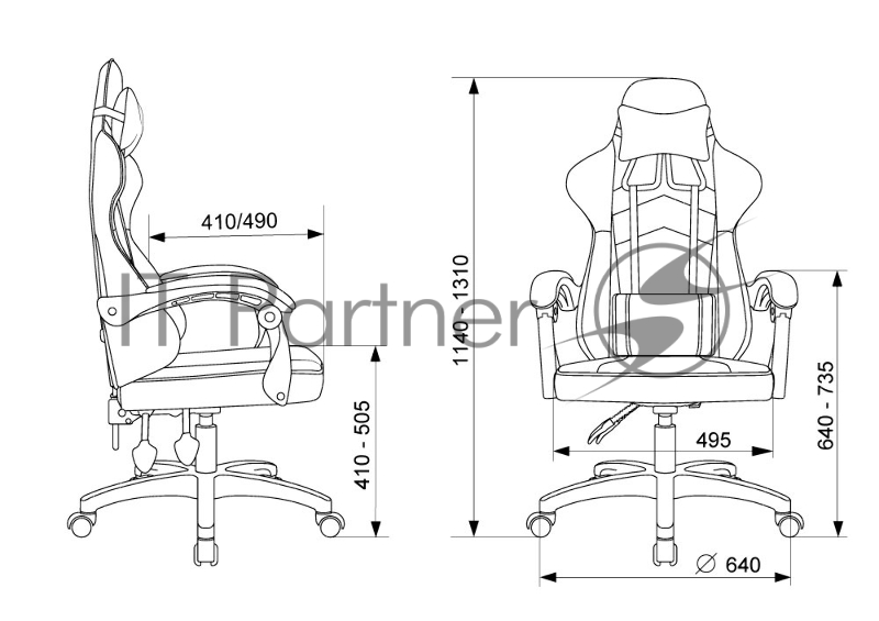 Кресло игровое Zombie Zoom Fabric серый Neo Grey крестов. пластик