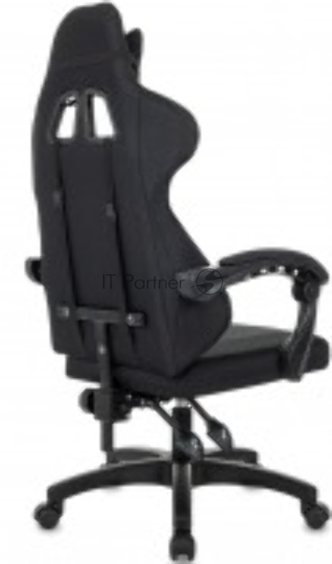 Кресло игровое Zombie Zoom Fabric черный Neo Black крестов. пластик