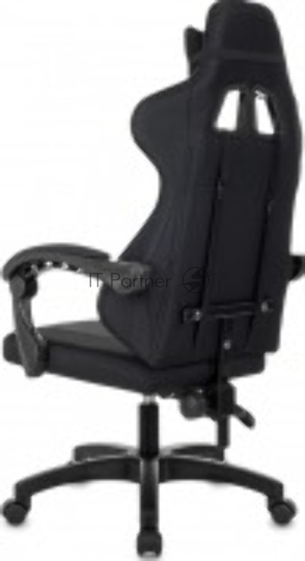 Кресло игровое Zombie Zoom Fabric черный Neo Black крестов. пластик