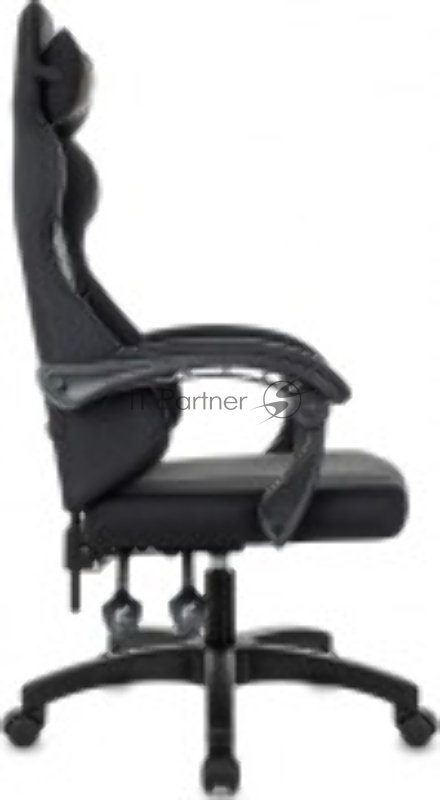 Кресло игровое Zombie Zoom Fabric черный Neo Black крестов. пластик