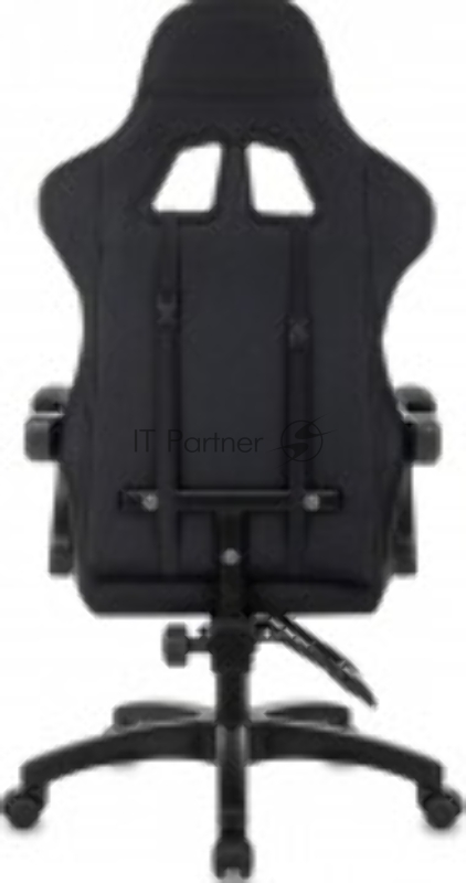 Кресло игровое Zombie Zoom Fabric черный Neo Black крестов. пластик