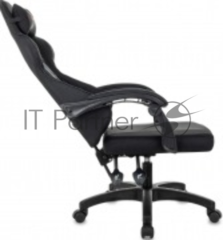 Кресло игровое Zombie Zoom Fabric черный Neo Black крестов. пластик