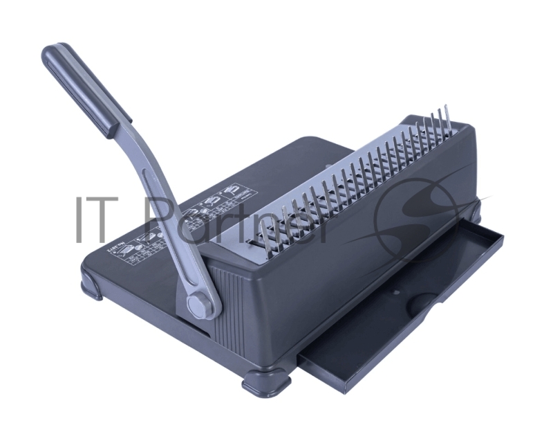 Переплетная машина (брошюровщик) Deli E3872, кол-во пробиваемых листов 15, объем переплета 425 л.,21 отверстие