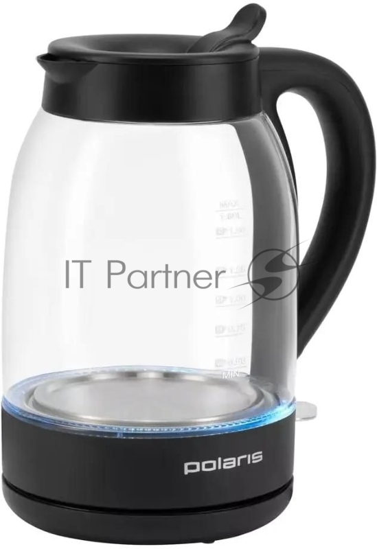 Чайник электрический Polaris PWK 1797CGL 1.8л. 2200Вт черный корпус: стекло