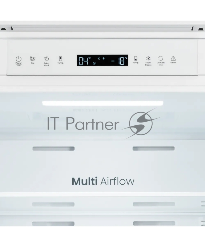 Встраиваемый холодильник KUPPERSBERG RBN 1964, High-Tech, полезный объем 309 л, No Frost, супер заморозка, инверторный компрессор, электронное управление, энергоэффективность А+